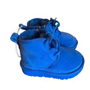 UGG NEW Unisex Neumel II Boots Toddler Size 7 Chukka Boot Blue